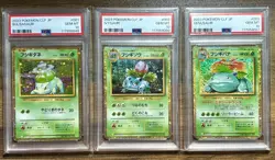 PSA 10 Bulbasaur Ivysaur Venusaur Set 003/032 CLF Pokemon Classic Sequential - Image 1