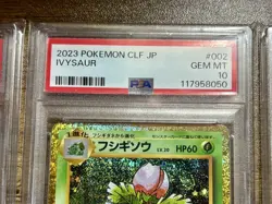 PSA 10 Bulbasaur Ivysaur Venusaur Set 003/032 CLF Pokemon Classic Sequential - Image 3