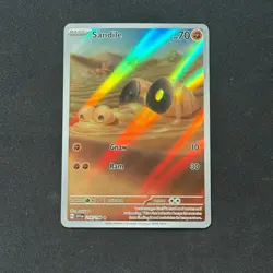 Sandile 216/198 Illustration Rare SV01: Scarlet & Violet Base NM/M Pokemon TCG - Image 1
