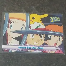 INSIDE THEAIR-SHIP #36 - NON-HOLO - BLUE LOGO - POKEMON THE MOVIE 2000 - NM - Image 2