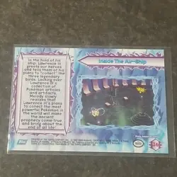 INSIDE THEAIR-SHIP #36 - NON-HOLO - BLUE LOGO - POKEMON THE MOVIE 2000 - NM - Image 3