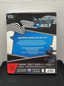 Pokemon TCG: Scarlet & Violet Black Bolt - Binder Collection Unopened In Hand - Image 2