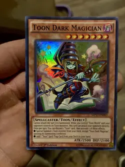 Yu-Gi-Oh Toon Dark Magician LP MP17-EN083 Super Rare 1st Edition - Image 2