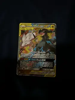 Pokemon TCG Reshiram & Zekrom GX Tag Team Holo Card Cosmic Eclipse #157/236 - Image 1