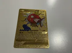 Magikarp Wailord Gx 161/181 Gold Foil Fan Art Pokemon Card - Image 1