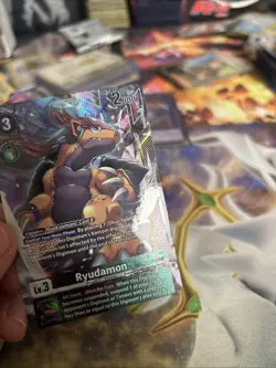 Ryudamon BT15-056 Exceed Apocalypse (SR Alternate Art) Digimon Card - Image 2