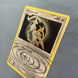 Pokemon TCG Arceus Card Holo, Colorless, LV. 100,AR5, 2009 LP/MP - Image 4