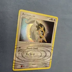 Pokemon TCG Arceus Card Holo, Colorless, LV. 100,AR5, 2009 LP/MP - Image 5