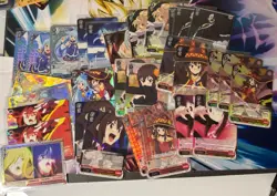 Konosuba 2 English 20+ Card Lot Weiss Schwarz RRR / SR Re Edit Megumin Yunyun + - Image 1