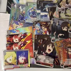Konosuba 2 English 20+ Card Lot Weiss Schwarz RRR / SR Re Edit Megumin Yunyun + - Image 2