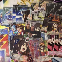 Konosuba 2 English 20+ Card Lot Weiss Schwarz RRR / SR Re Edit Megumin Yunyun + - Image 3