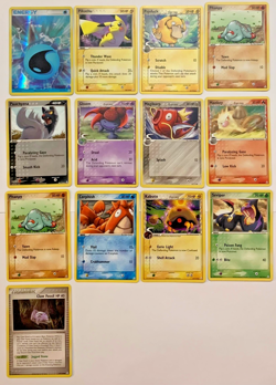 Pokemon Card Lot of 13, Delta Species Holon Phantoms Set, LP - Image 1