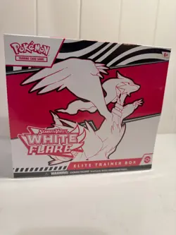 NEW SEALED Pokemon TCG WHITE FLARE ETB Elite Trainer Box Pokemon Trading Cards - Image 1