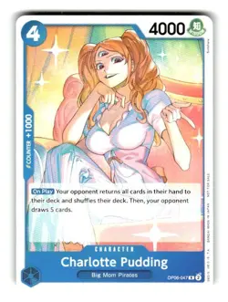 One Piece Tournament Pack Charlotte Pudding Card OP06-047 R - Image 1