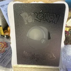 Flying Pokemon Card Pikachu V Silver Foil Fan Art Card NM - Image 3