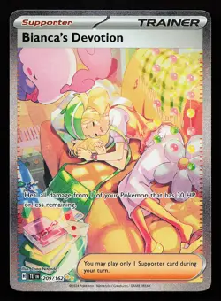 Bianca's Devotion 209/162 SIR Temporal Forces Pokemon Card - Image 1