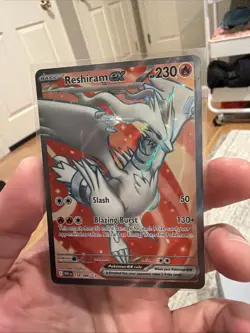 Pokemon TCG Reshiram EX White Flare English Holo Card 173/086 Ultra Rare - Image 1