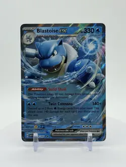 Blastoise ex 9/165 Scarlet & Violet Pokemon 151 Holo TCG Card 🔥 NM - Image 1