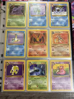 Pokemon Vintage Fossil WOtC Lot Bundle Collection Set Nm-Lp W/25 Cards Moltres + - Image 1