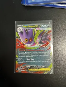 [NM] Pokemon Card Mega Gengar ex 056/094 Phantasmal Flames Double Rare - Image 1