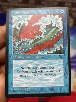 German FBB • Blue Elemental Blast • Pack Fresh • Mtg (1772) - Image 1