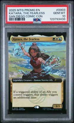 2025 MTG PROMOS SAN DIEGO COMIC CON 2025 #0003 KATARA, THE FEARLESS PSA 10 - Image 1