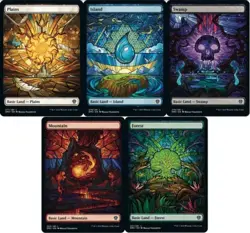 Stained Glass Lands Dominaria United (DMU) MTG - Image 1