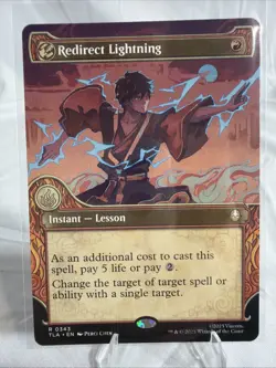 WOTC Avatar: The Last Airbender Redirect Lightning (Showcase) (R) NM - Image 1