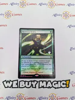 MTG | Hardened Scales | Promo | Foil | Moderately Played | English - Image 1