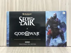 Magic The Gathering Secret Lair God of War Norse Traditional Foil - Image 1