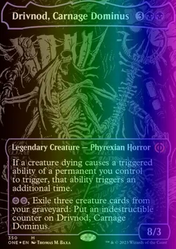 MTG Drivnod, Carnage Dominus (350/493) Phyrexia All Will Be One NM FOIL - Image 1