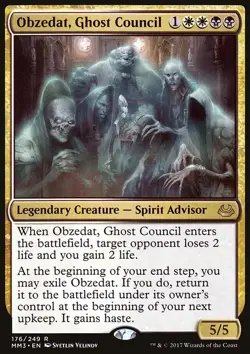 MTG Magic the Gathering Obzedat, Ghost Council (176/270) Modern Masters 2017 LP - Image 1