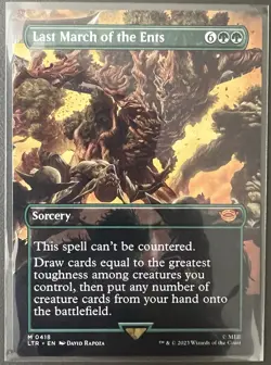 Last March of the Ents #0418 (Borderless - Regular) Magic the Gathering - Image 1