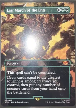 Last March of the Ents #0418 (Borderless - Regular) Magic the Gathering - Image 3