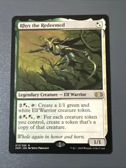 Rhys The Redeemed X1 Double Masters NM Condition See Pics Front Back - Image 1