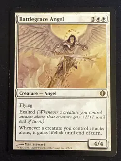 1x Battlegrace Angel (6) Shards of Alara MP MTG Magic the Gathering x1 MKE - Image 1