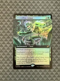 MTG Crystalline Armor #0204 Foil Ext. R Avatar: The Last Airbender: E-L (TLE) - Image 1