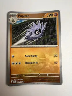 Pupitar [Master Ball] #48/131 Pokemon Prismatic Evolutions TCG English LP - Image 3