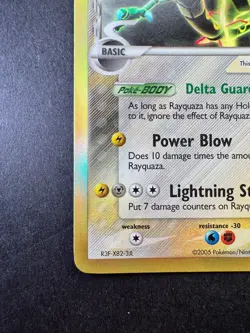 Pokemon Rayquaza EX Delta Species Holo Rare 13/113 2005 TCG - Image 4