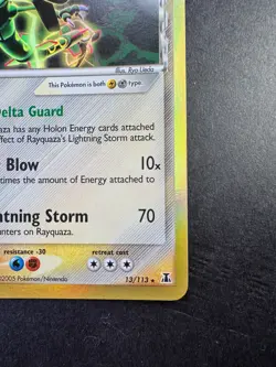 Pokemon Rayquaza EX Delta Species Holo Rare 13/113 2005 TCG - Image 5
