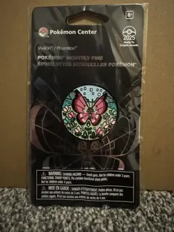 POKEMON CENTER | VIVILLON MONTHLY PINS: ( 2 OF 12 ) HABITAT PIN BADGE TCG - Image 1