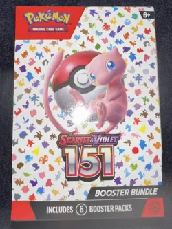 POKEMON NEW & FACTORY SEALED 2023 SCARLET & VIOLET 151 BOOSTER BUNDLE BOX-6 PACK - Image 1