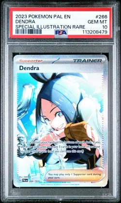 2023 Pokemon SV Paldea Evolved Dendra Sir Psa10 Gem Mint - Image 1