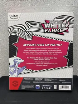 Pokemon TCG: Scarlet & Violet White Flare - Binder Collection Unopened In Hand - Image 2
