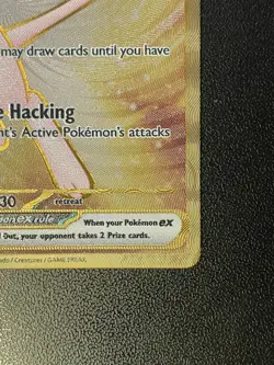 Mew EX Full Art Metal Gold 205/165 Pokemon TCG Scarlet & Violet 151 Promo NM - Image 4