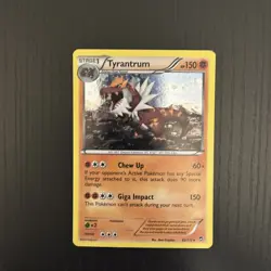 Tyrantum 62/111 Pokemon TCG XY Furious Fists Holo - Image 1