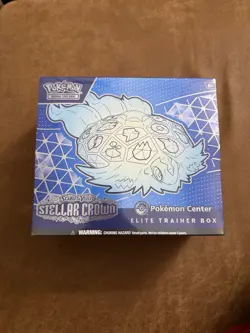 Pokemon TCG: Stellar Crown Pokemon Center Exclusive Elite Trainer Box ETB Sealed - Image 1