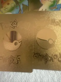 Pokemon 4 Vmax Gx Gold Foil ??Fan Art??set NM - Image 3