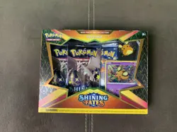 Pokemon TCG Shining Fates Mad Party Pin Collection Dedenne Factory Sealed - Image 1