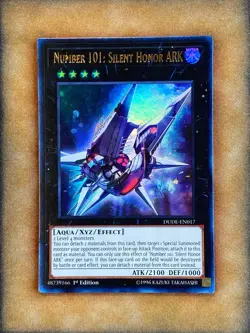 Yugioh Number 101: Silent Honor ARK DUDE-EN017 Ultra Rare 1st Ed NM - Image 1